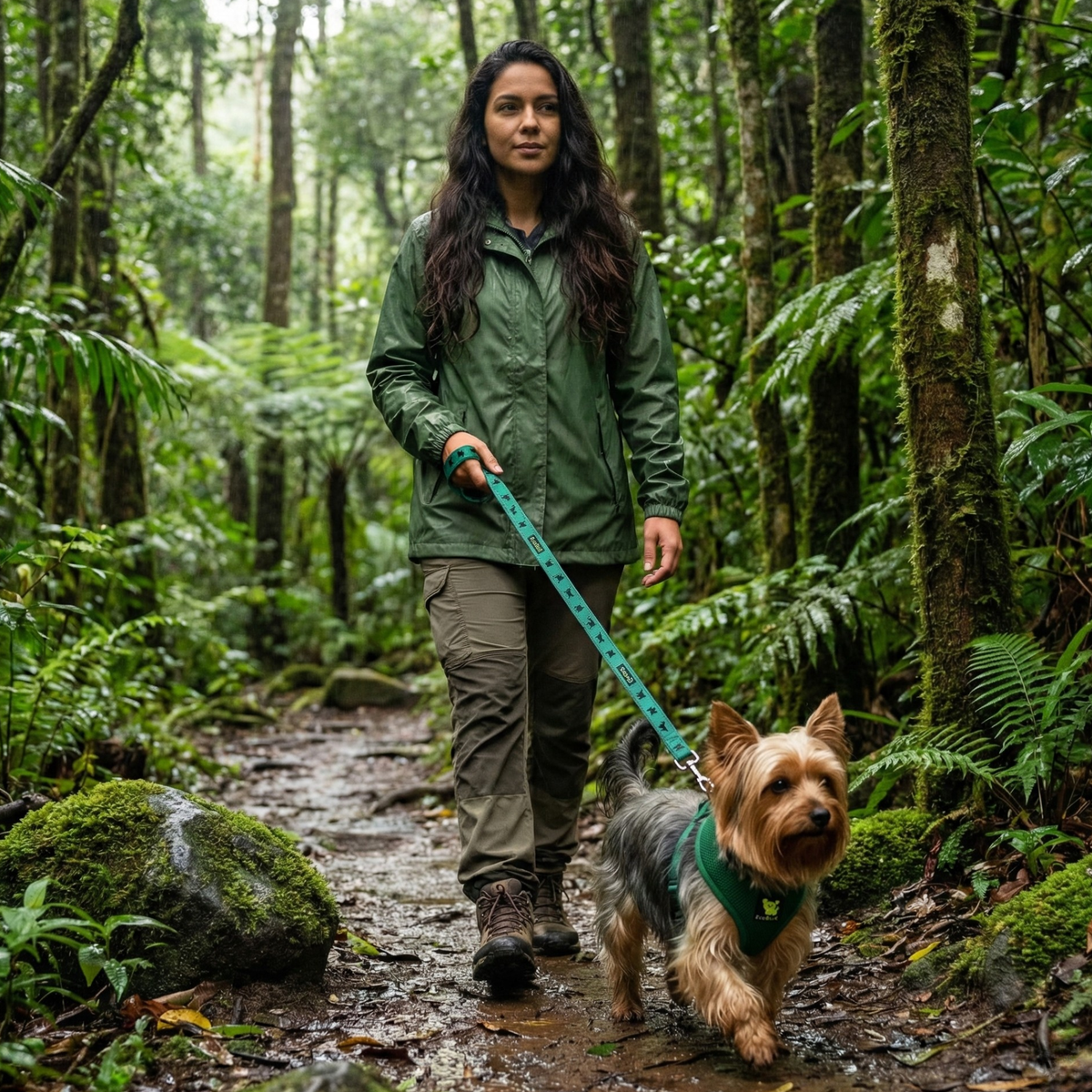 EcoBark – Forest Green Max Comfort Dog Harness