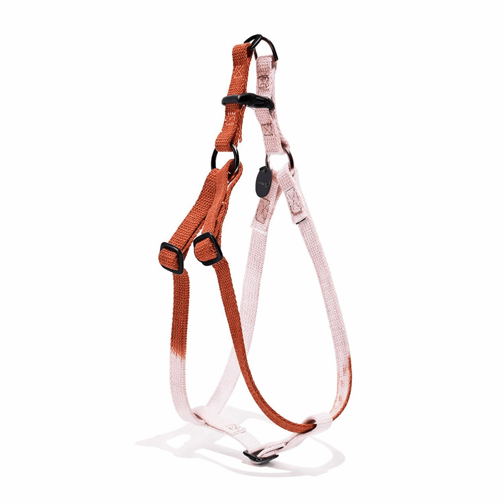 Found My Animal Arizona Cotton Dog & Cat Harness – Matte Black Hardware, Adjustable, Durable & Stylish
