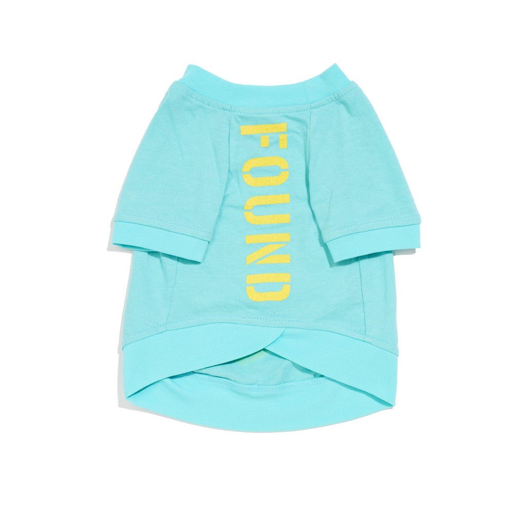 Found My Animal Big Full Heart Animal T-Shirt, Aqua + Citron
