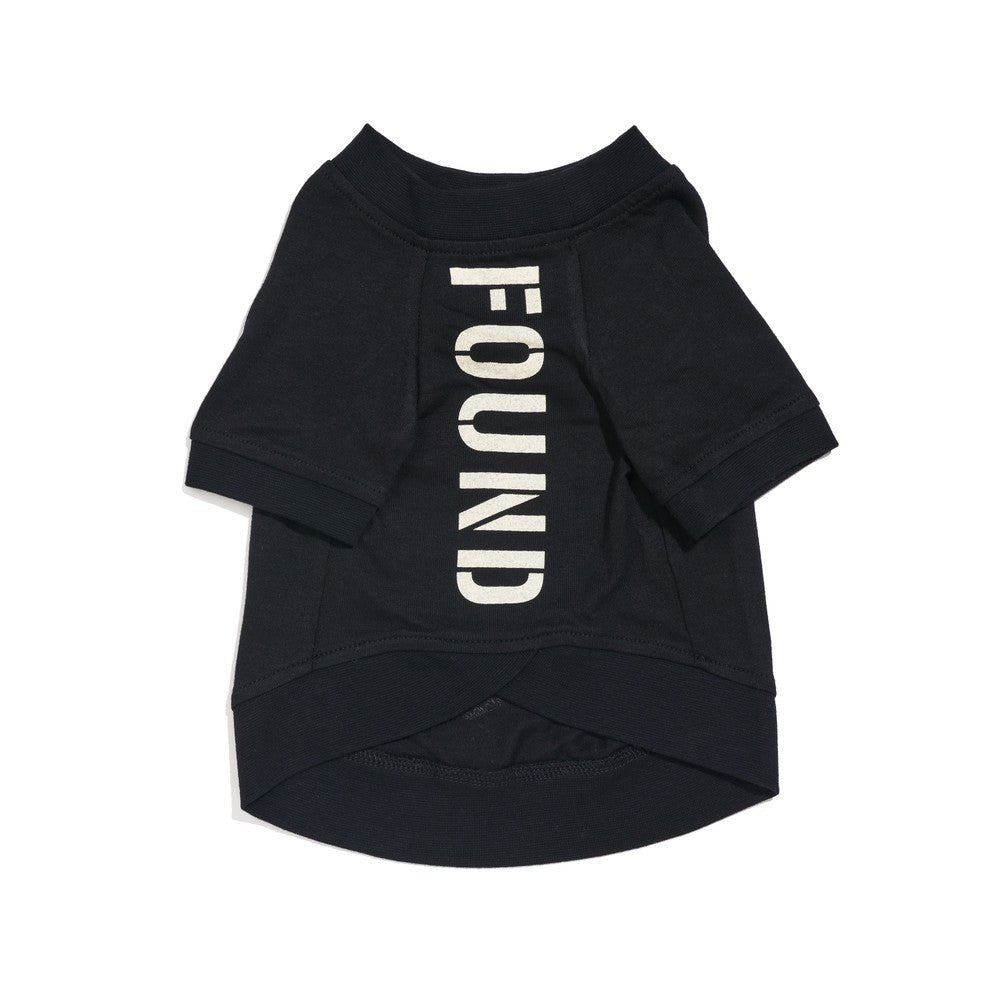 Found My Animal Big Full Heart Animal T-Shirt, Black + Cream