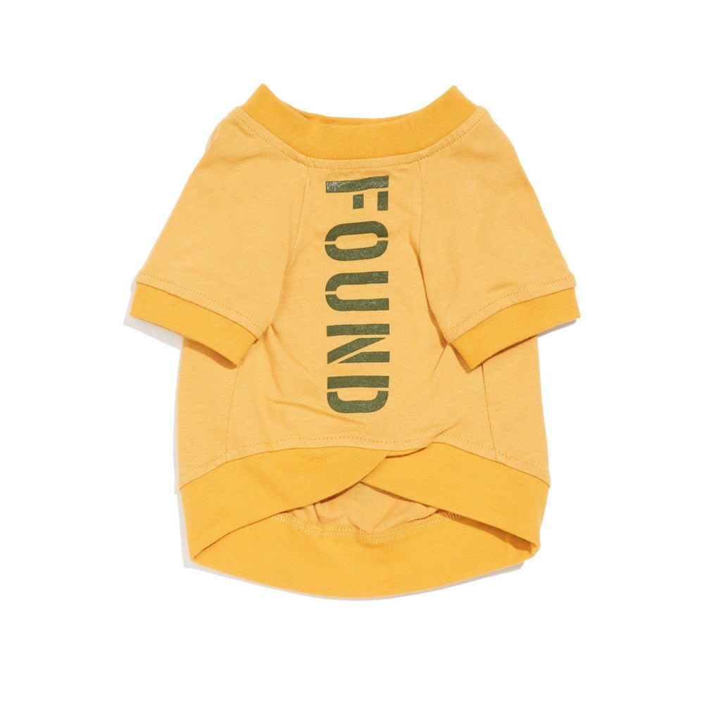 Found My Animal Big Full Heart Animal T-Shirt, Mustard Yellow + Pine Green