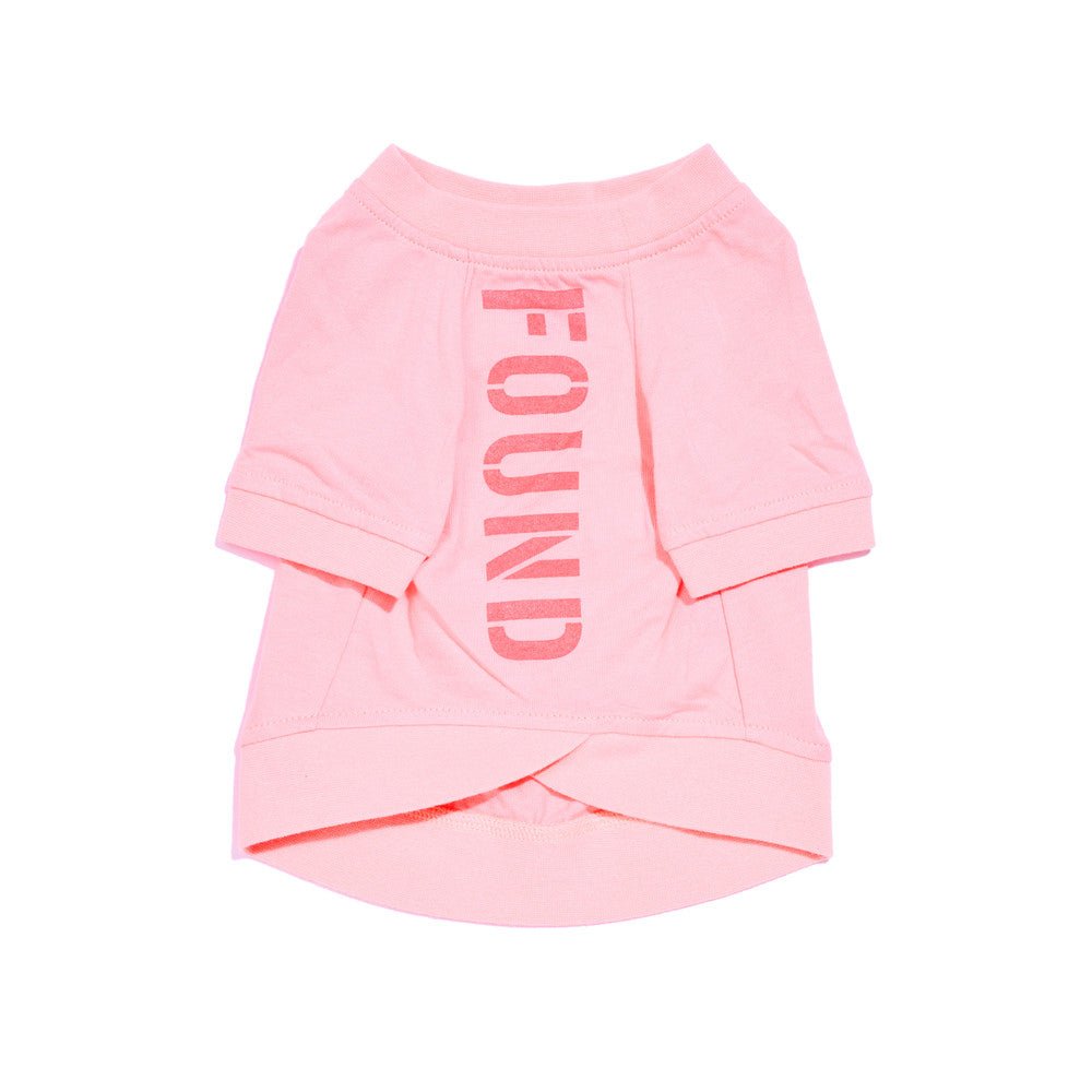 Found My Animal Big Full Heart Animal T-Shirt, Pale Coral + Coral