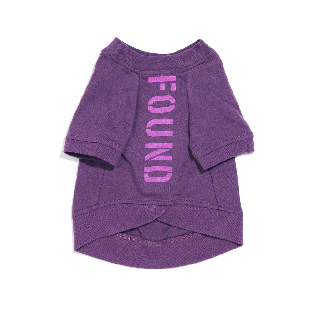 Found My Animal Big Full Heart Animal T-Shirt, Purple + Tulip