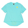 Found My Animal Big Full Heart T-Shirt, Aqua + Citron