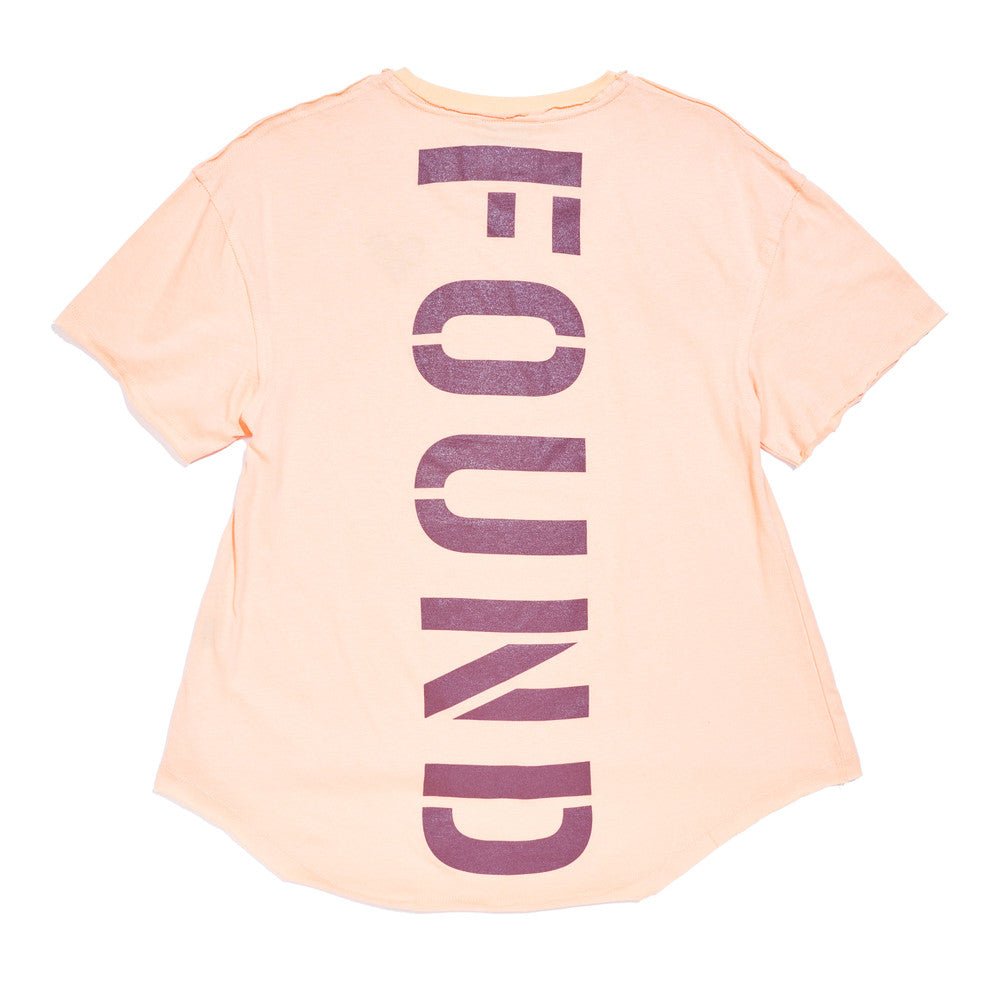 Found My Animal Big Full Heart T-Shirt, Peach + Plum