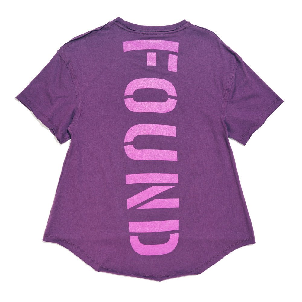 Found My Animal Big Full Heart T-Shirt, Purple + Tulip