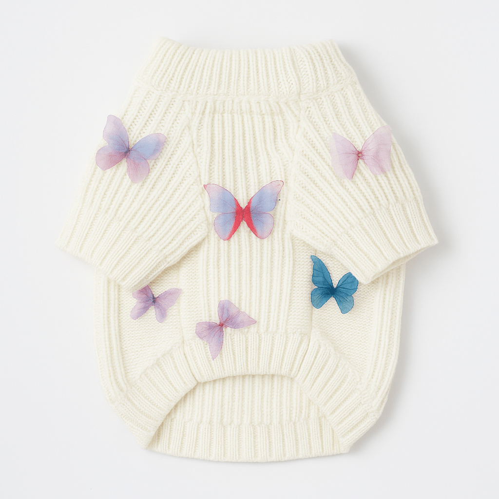 Dog Sweater - Butterfly 3D Icon | Found My Animal