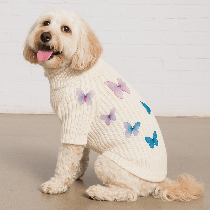 Dog Sweater - Butterfly 3D Icon | Found My Animal