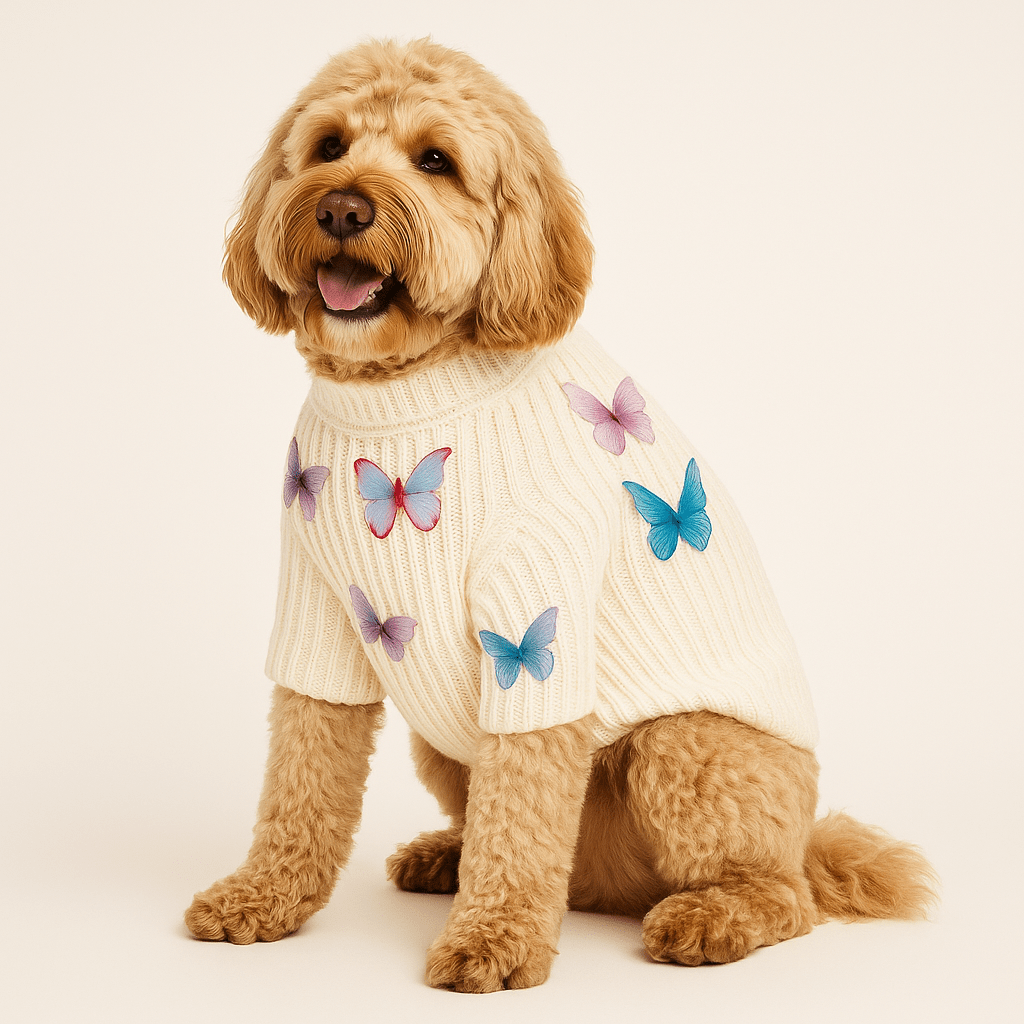Dog Sweater - Butterfly 3D Icon | Found My Animal