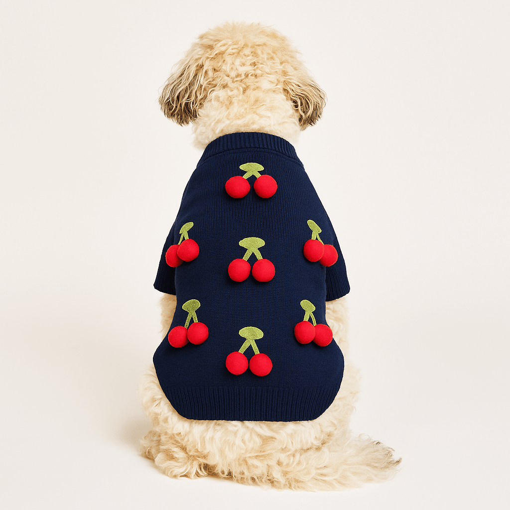 Dog Sweater - Cherries 3D Icon | Found My Animal