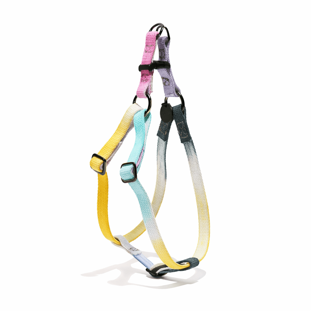 Found My Animal Dusk Cotton Dog & Cat Harness – Matte Black Hardware, Adjustable, Durable & Stylish