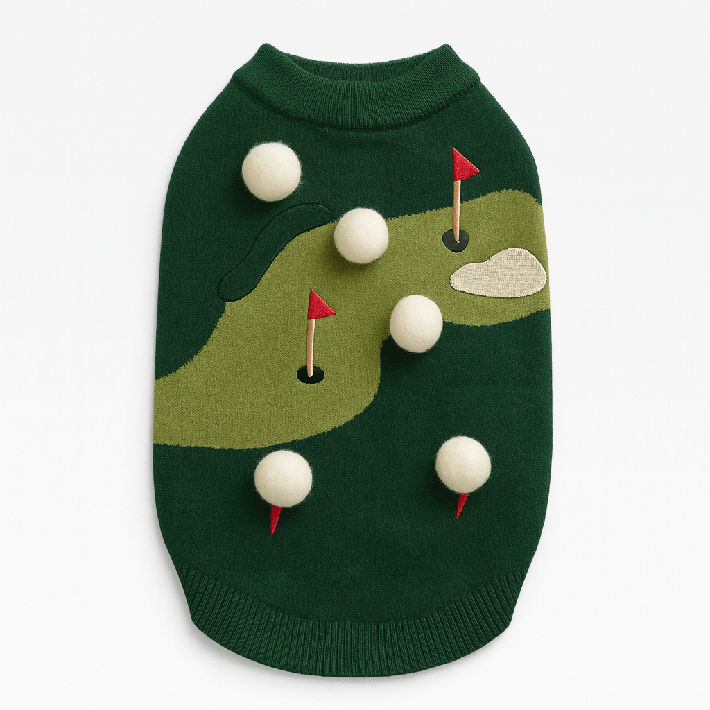 Dog Sweater - Golf 3D Icon | Found My Animal