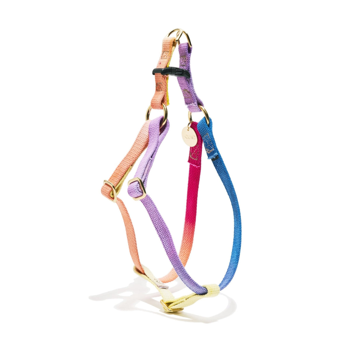 Light Prismatic Cotton Cat & Dog Harness – Vibrant, Adjustable & Durable | Found My Animal