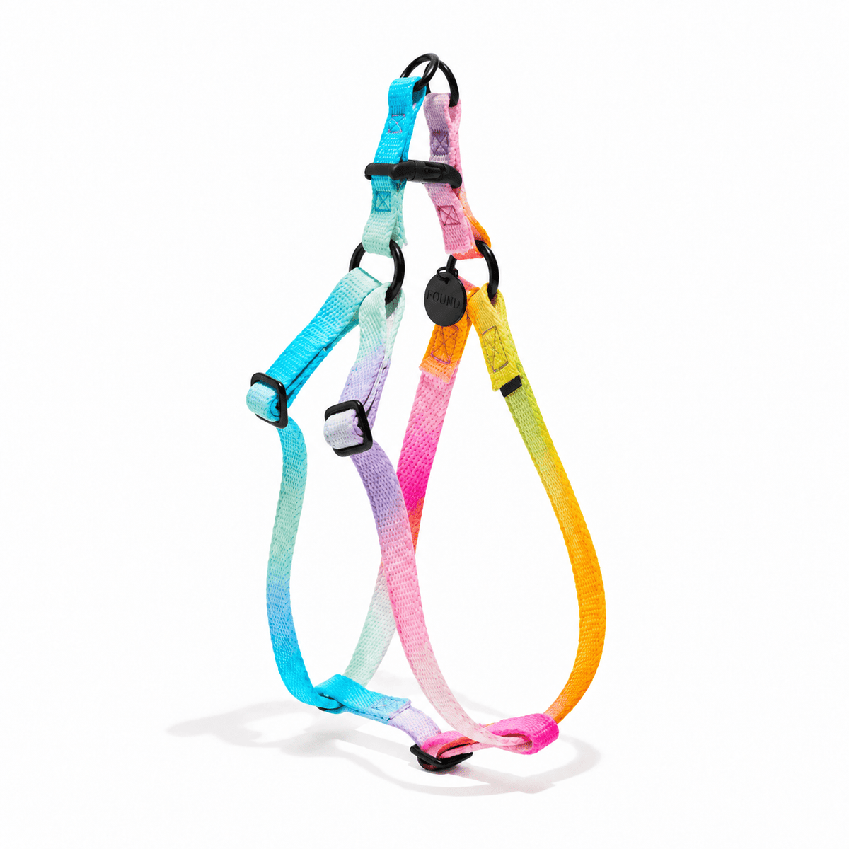 Found My Animal Noelle Cotton Dog and Cat Harness Matte Black