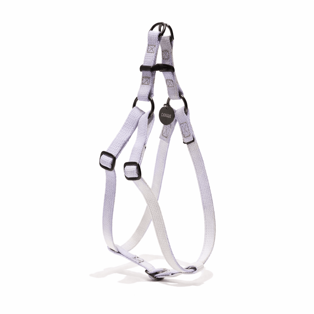 Found My Animal Wisteria Cotton Dog & Cat Harness – Matte Black Hardware, Adjustable, Durable & Stylish