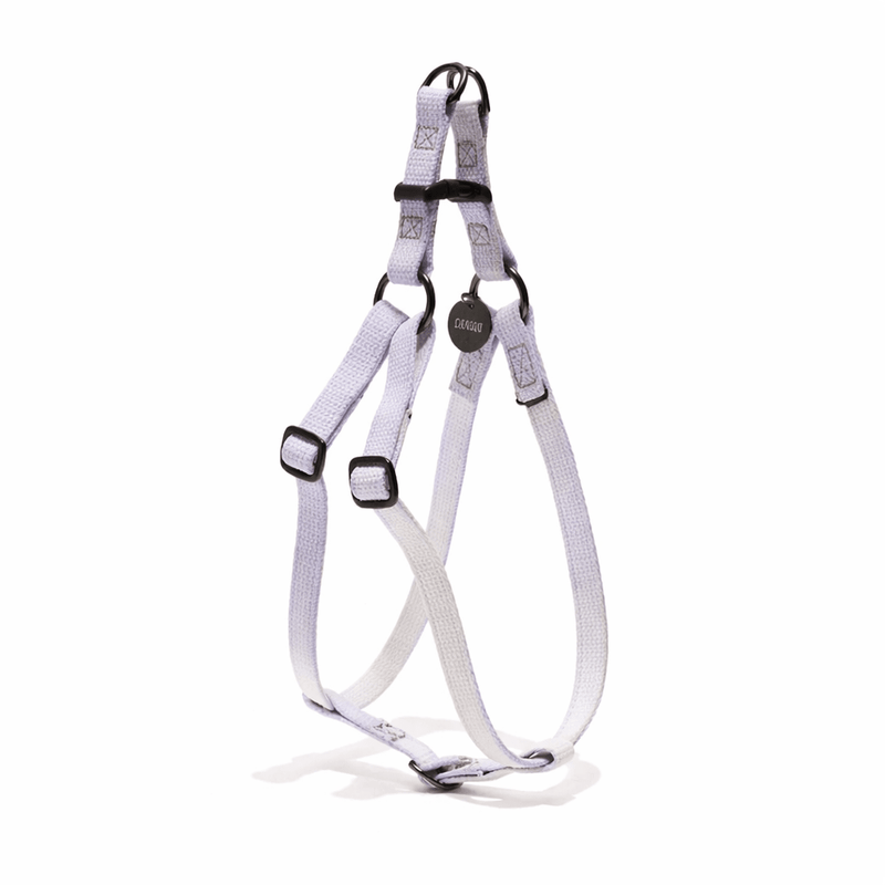 Found My Animal Wisteria Cotton Dog & Cat Harness – Matte Black Hardware, Adjustable, Durable & Stylish