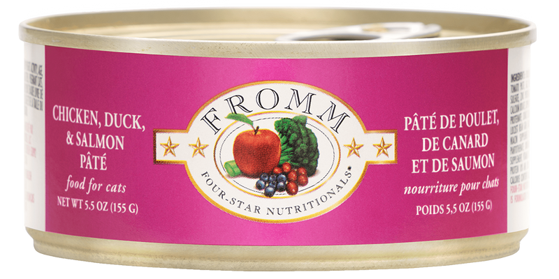 Fromm 4 Star Chicken, Duck and Salmon Cat Pate (5.5oz)