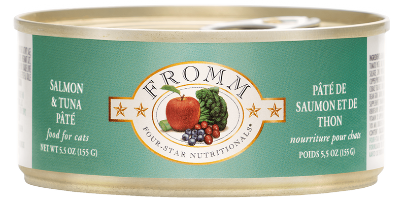 Fromm 4 Star Salmon and Tuna Cat Pate (5.5oz)