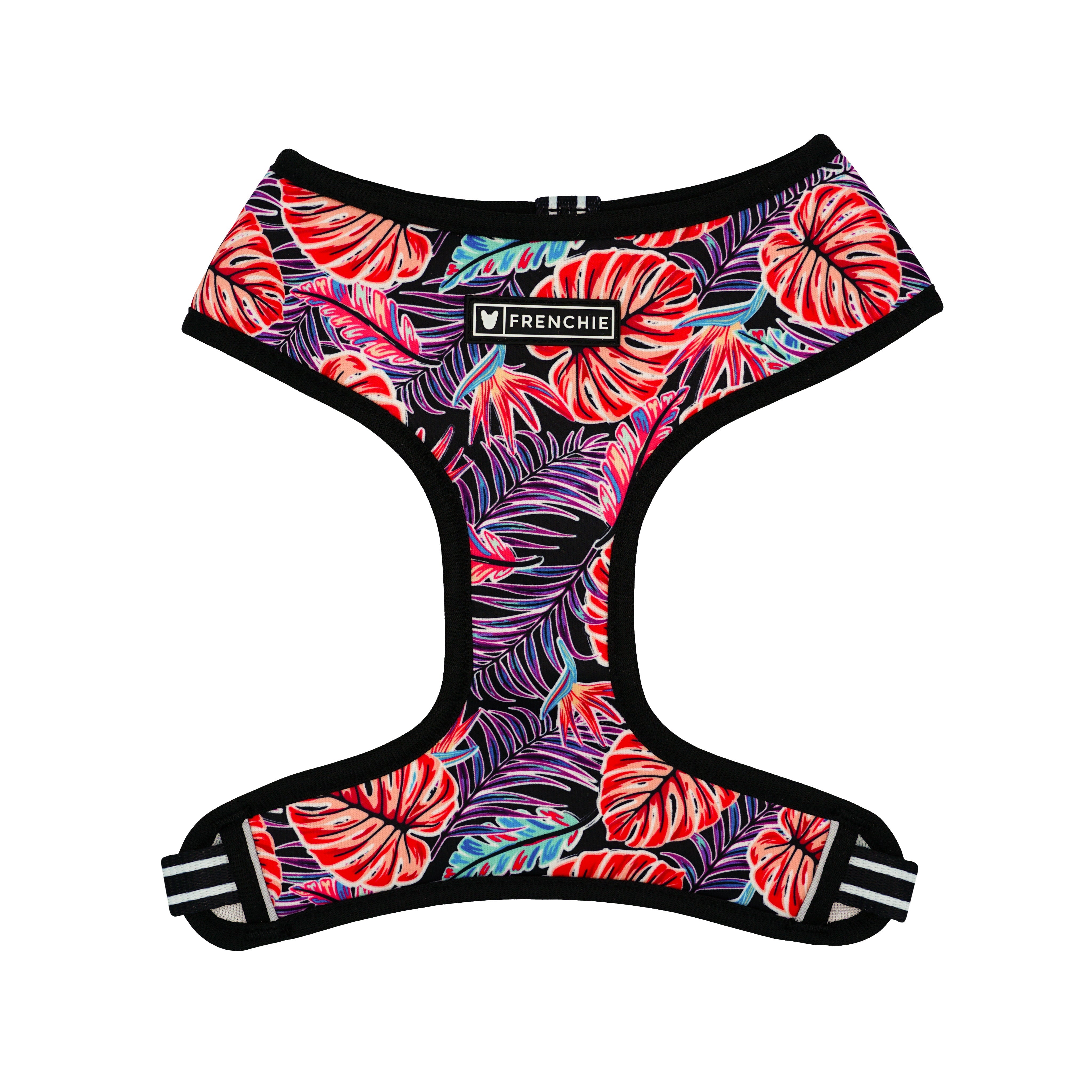 Frenchie Duo Reversible Harness - Tropical Palms