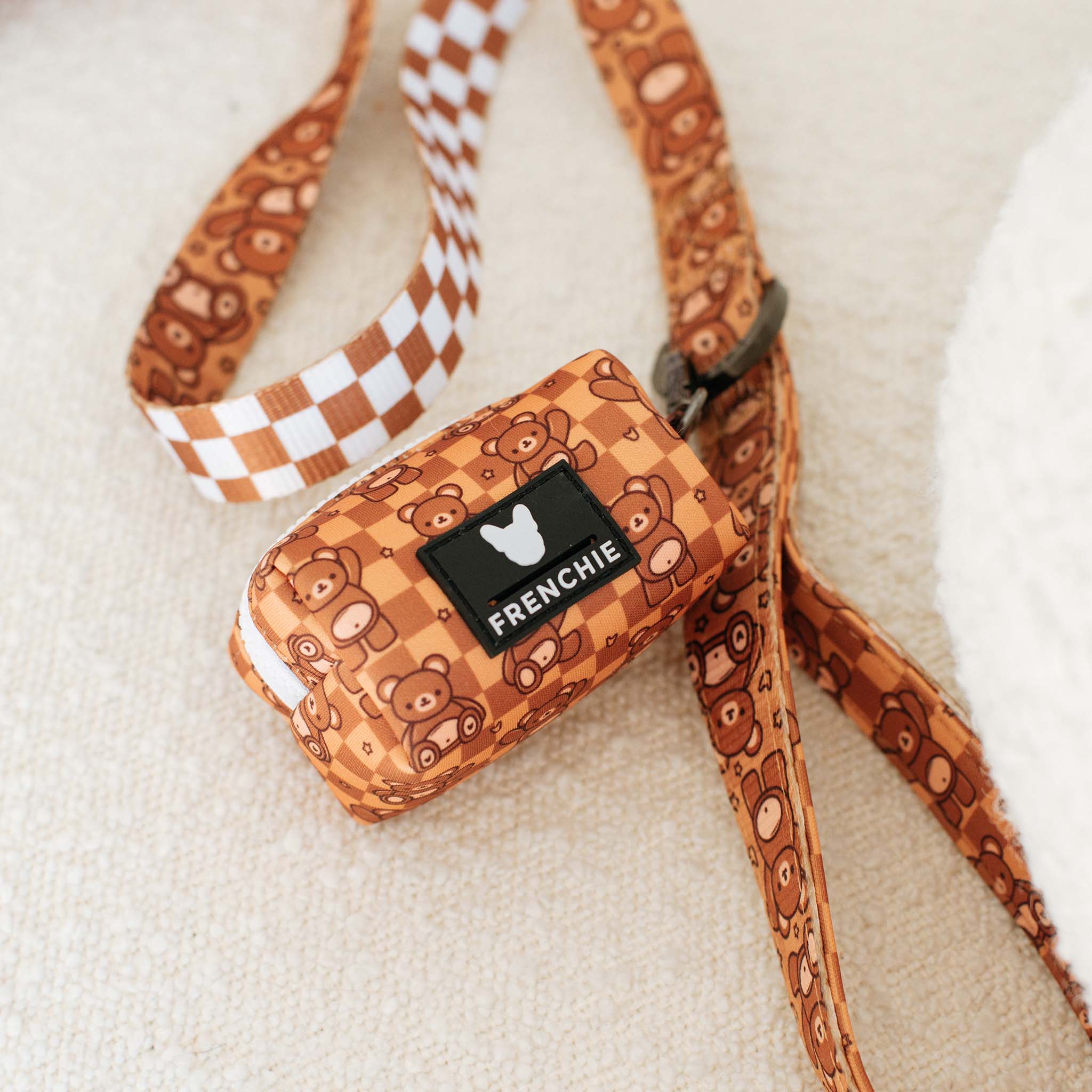 Frenchie Poo Bag Holder - Teddy Bear