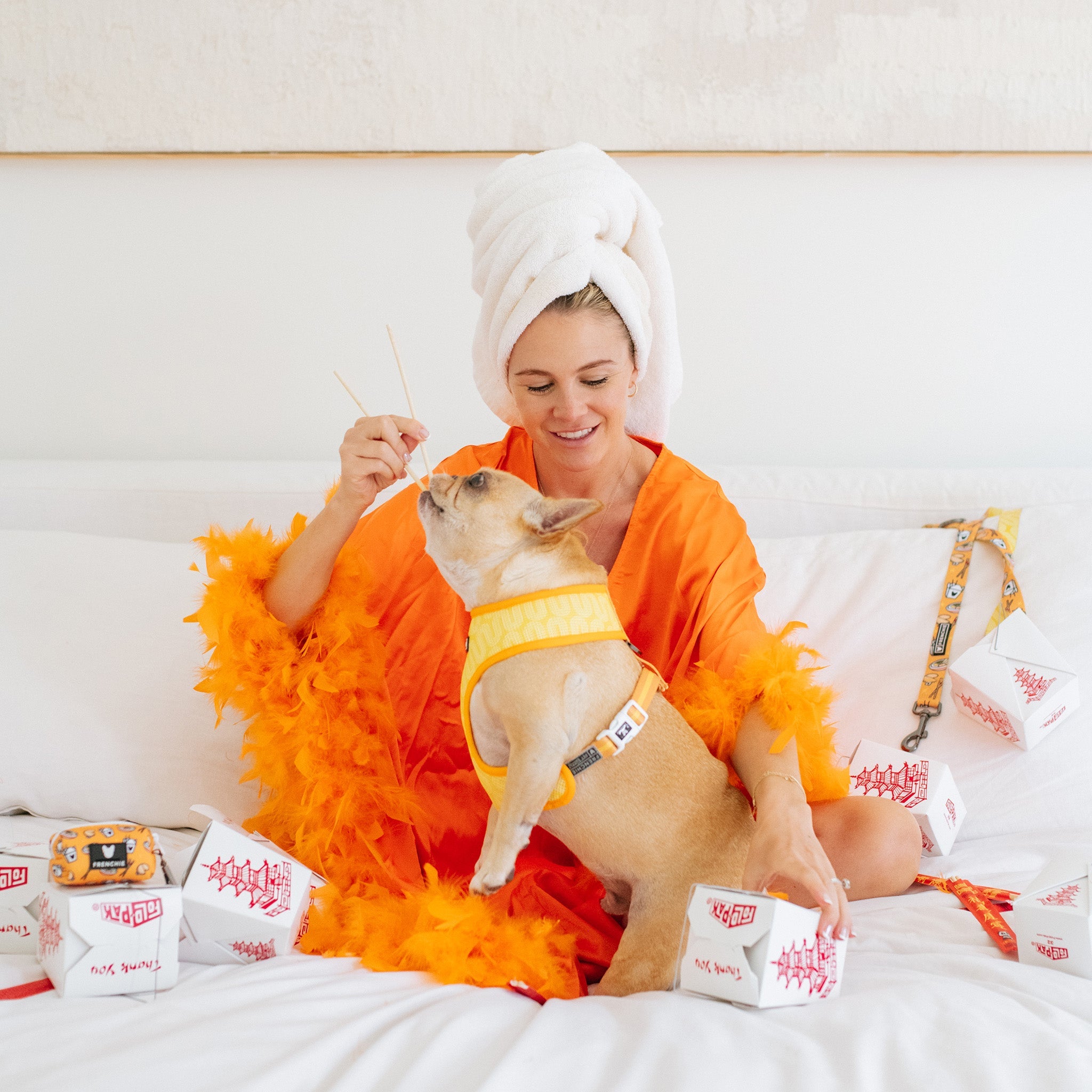 Frenchie Duo Reversible Harness - Frenchie Takeout