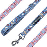 Frenchie Comfort Leash - Wild West (Blue)