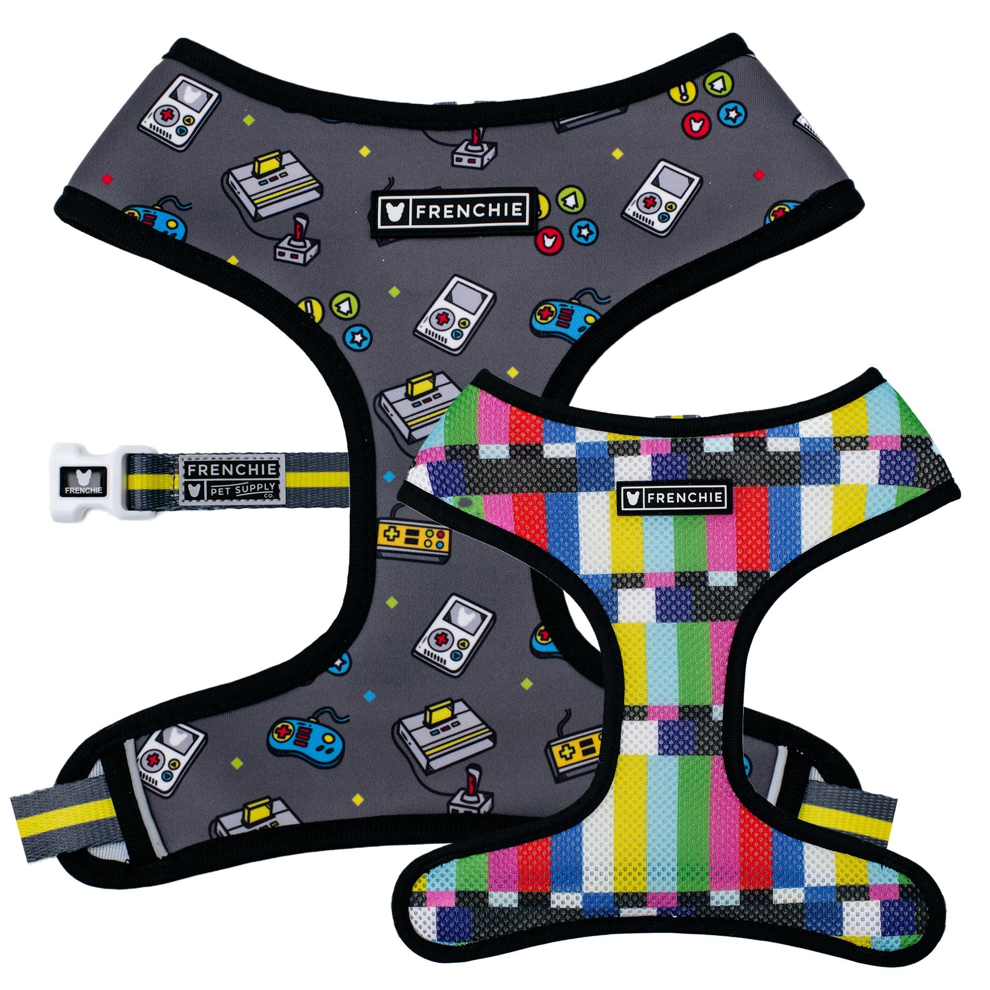 Frenchie Duo Reversible Harness - Gamer