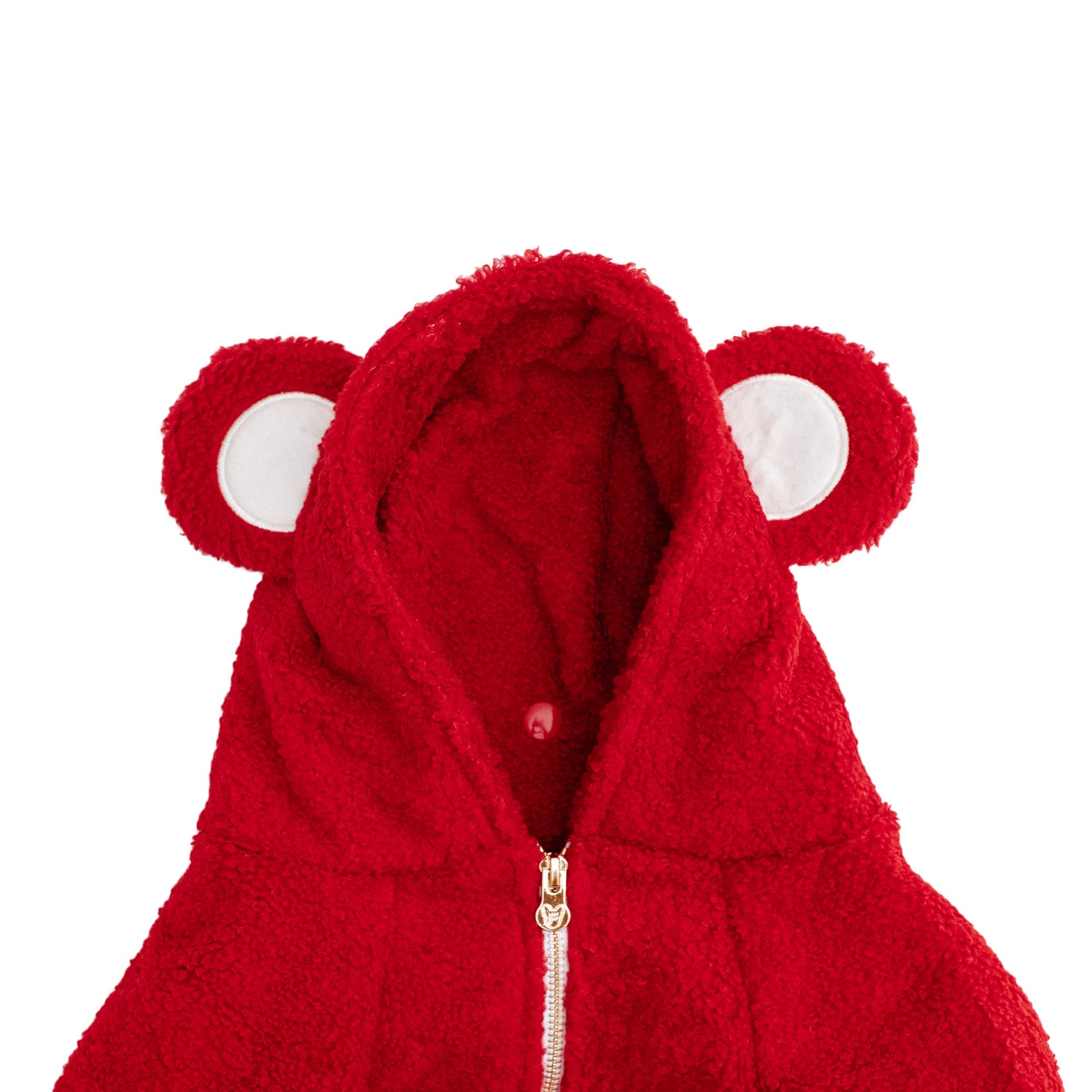 Frenchie Dog Hoodie - Teddy Red