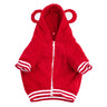 Frenchie Dog Hoodie - Teddy Red