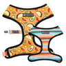 Frenchie Duo Reversible Harness - Taco Tuesday- Orange