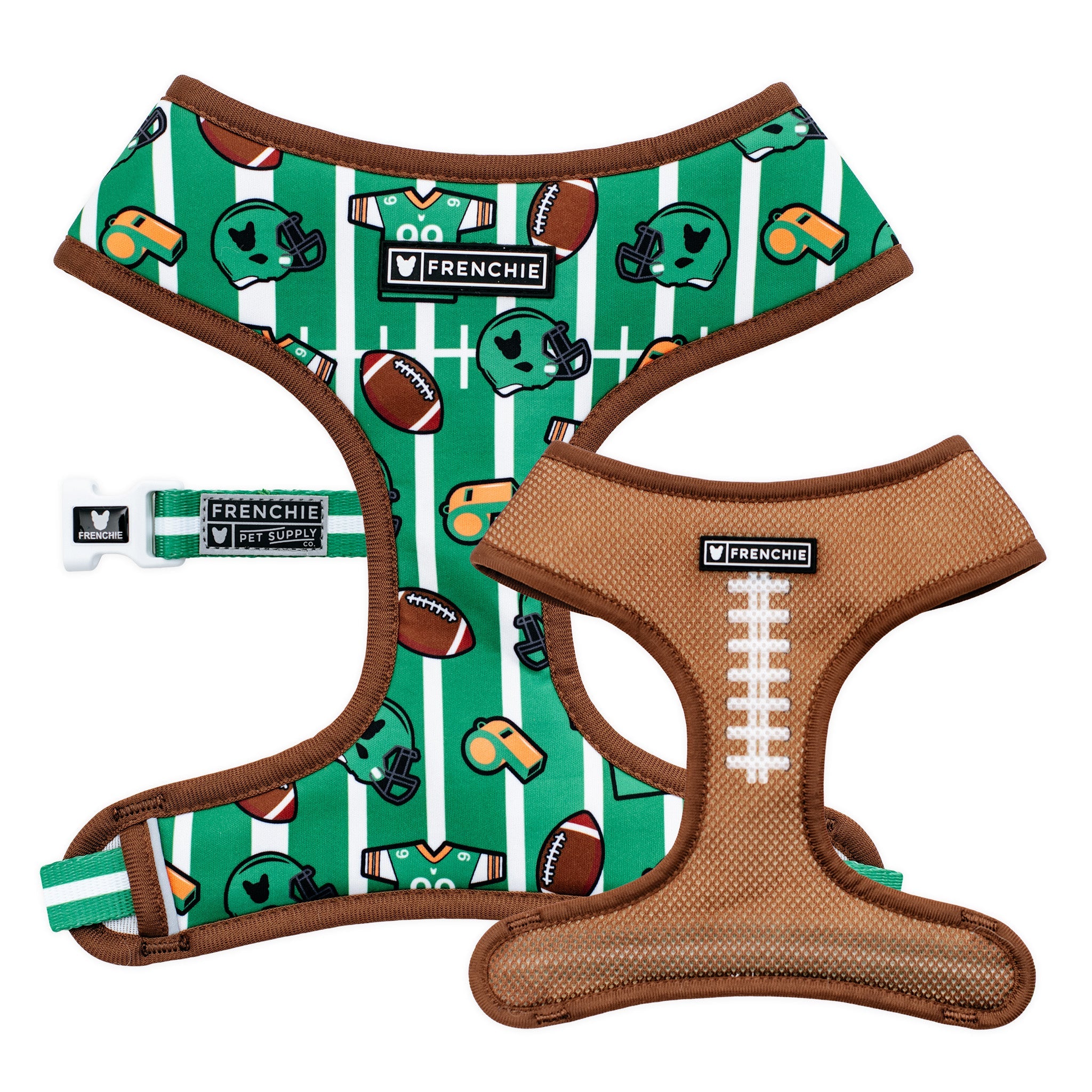 Frenchie Duo Reversible Harness - Touchdown