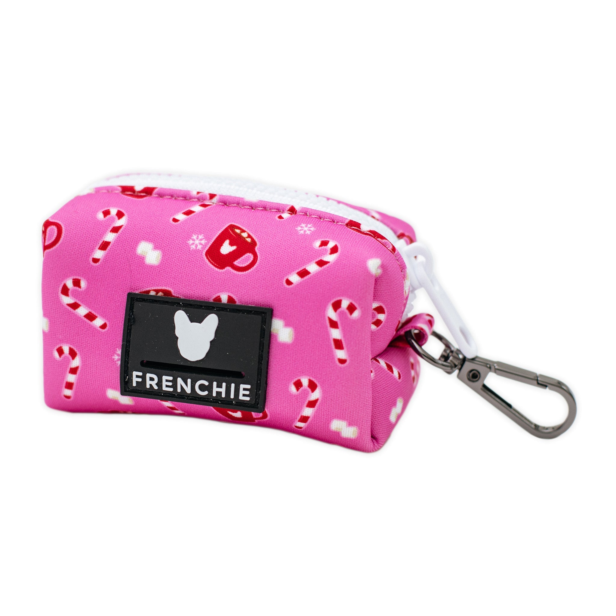 Frenchie Poo Bag Holder - Hot Cocoa (Pink)