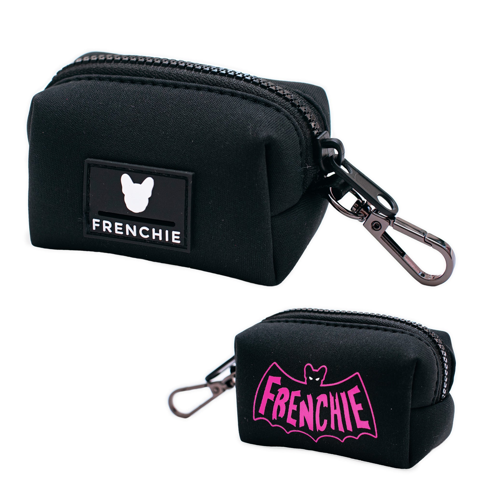 Frenchie Poo Bag Holder - Super Pig (Pink)