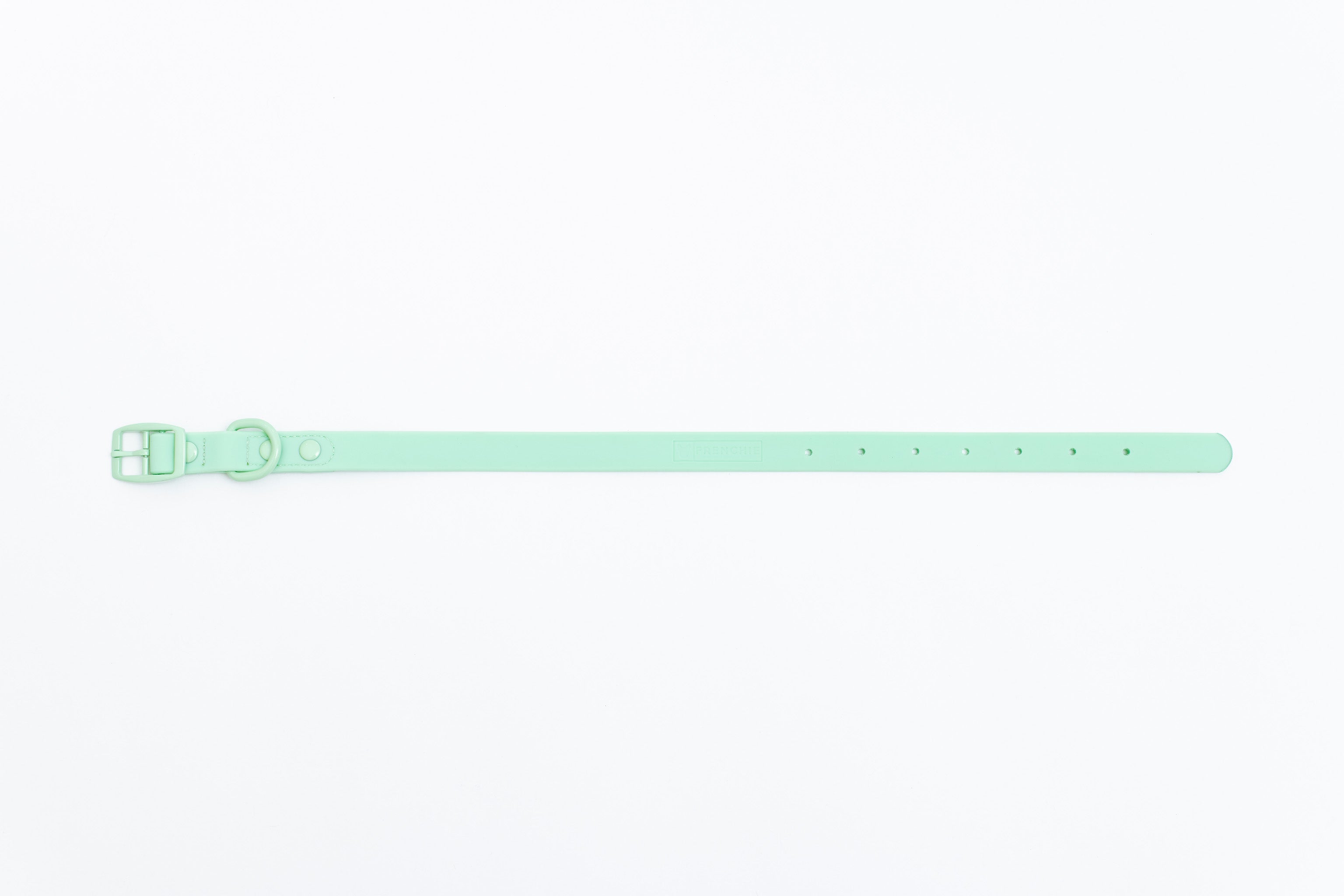 Frenchie Waterproof Collar - Mint Green