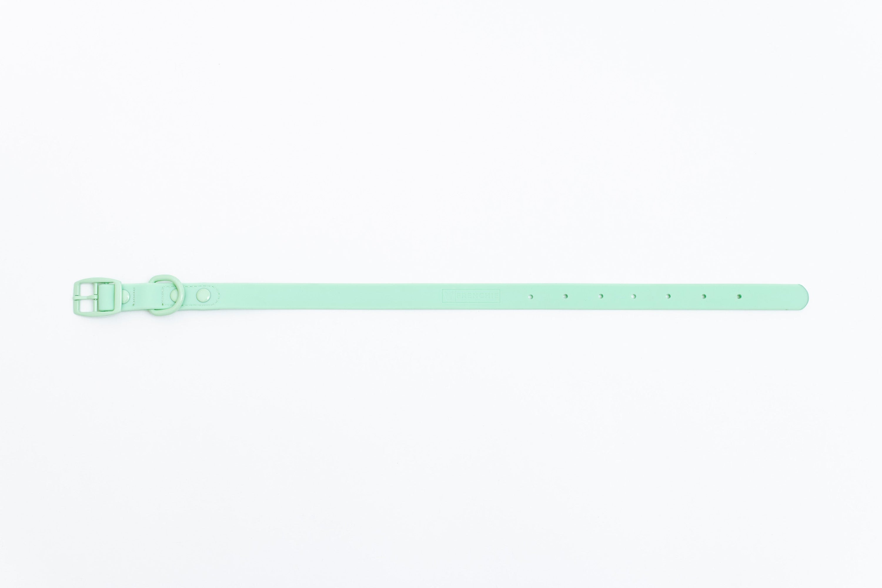 Frenchie Waterproof Collar - Mint Green
