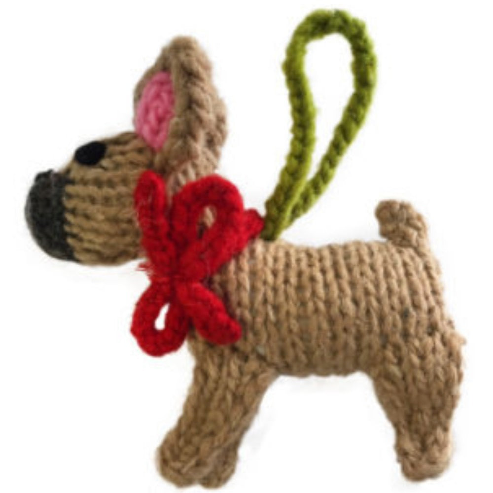 Chilly Dog French Bulldog Wool Ornament