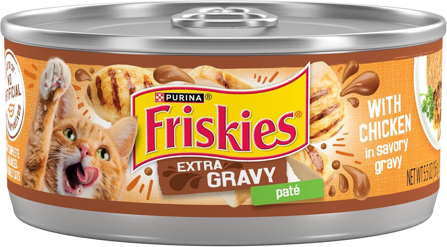 Friskies Extra Gravy Chicken Wet Cat Food (5.5oz)