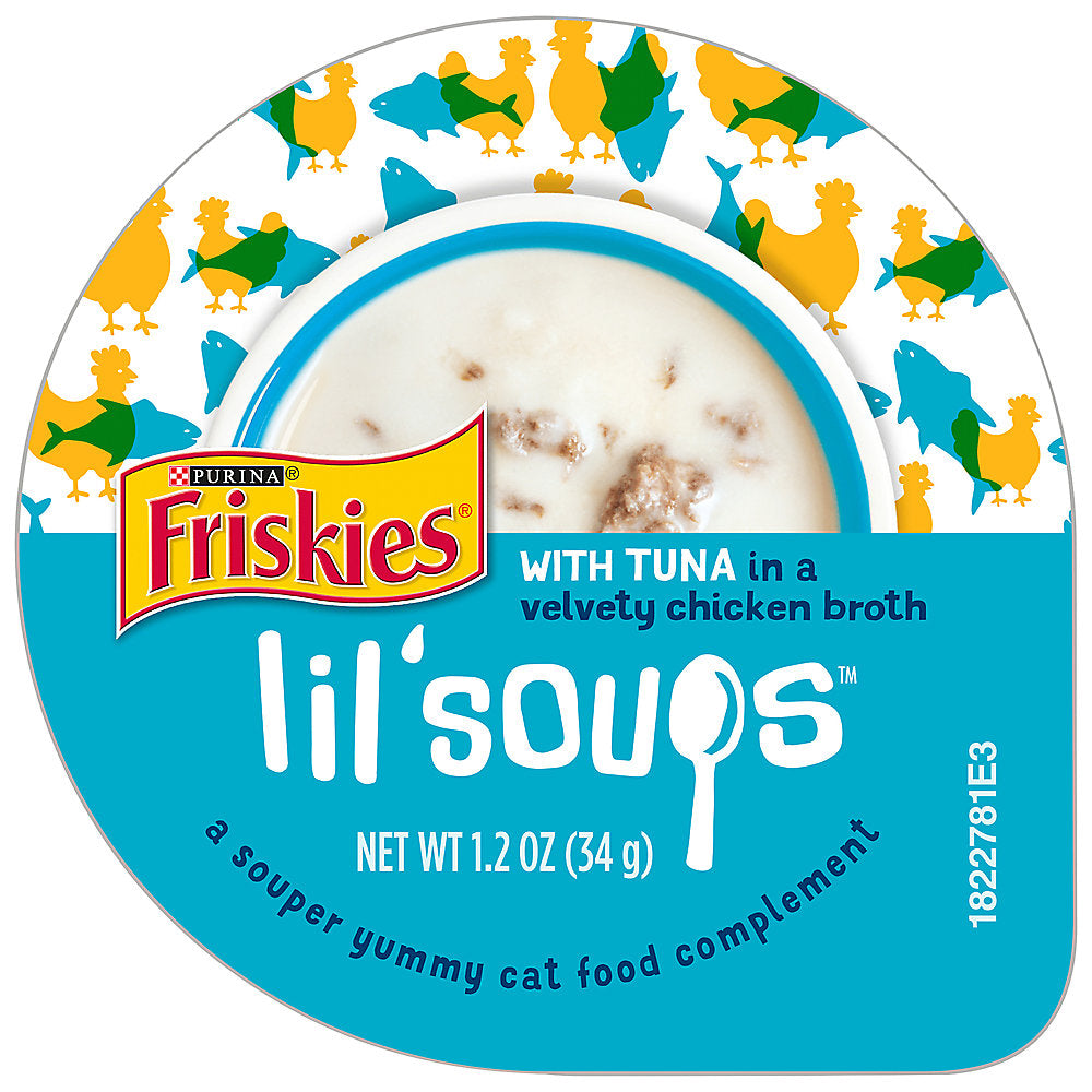 Friskies Lil Soups Tuna in Chicken Broth Wet Cat Food (1.2oz)