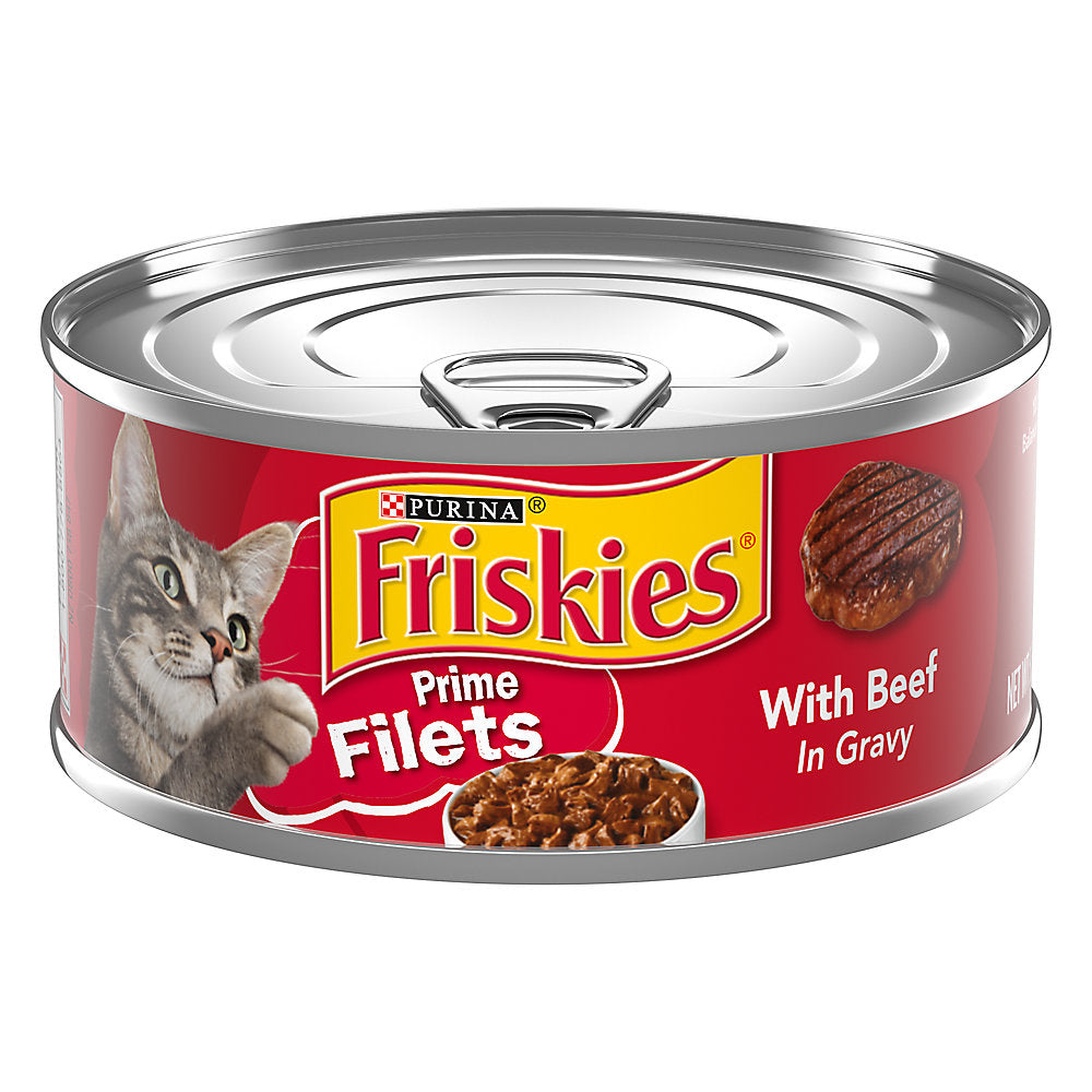 Friskies Prime Filet Beef in Gravy Wet Cat Food (5.5oz)
