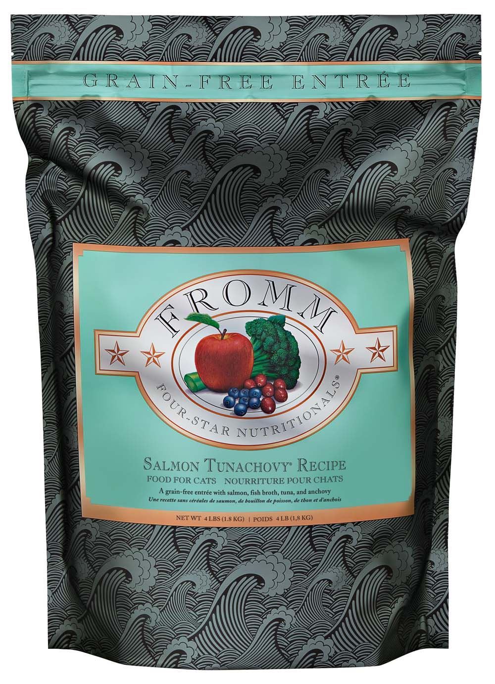 Fromm 4 Star Adult Grain-Free Salmon Tunanchovy Dry Cat Food