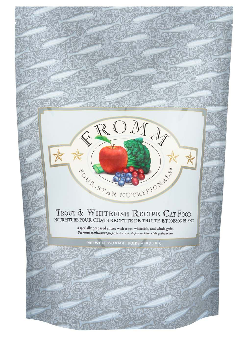 Fromm 4 Star Adult Trout & Whitefish Dry Cat Food (4lb)