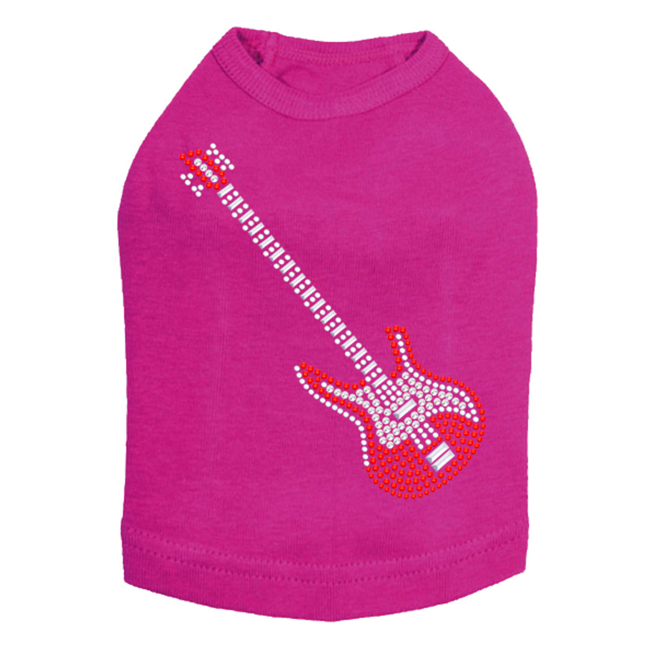 Guitar (Red Austrian crystal) - Dog Tank
