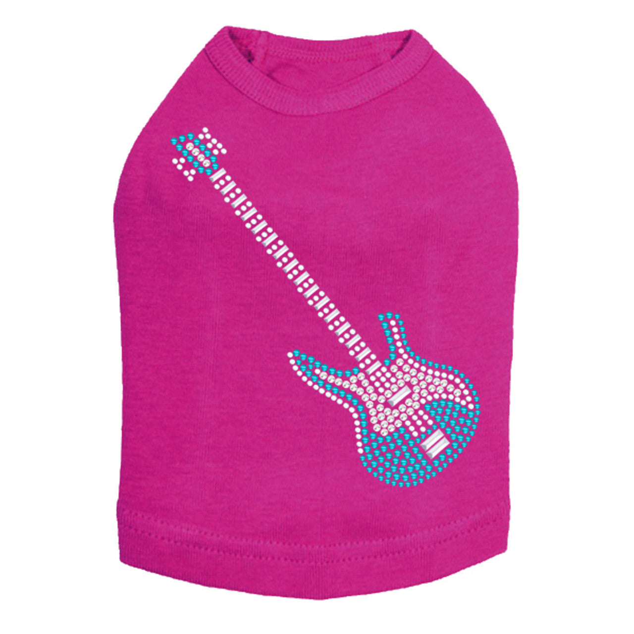 Guitar (Blue Austrian crystal) - Dog Tank