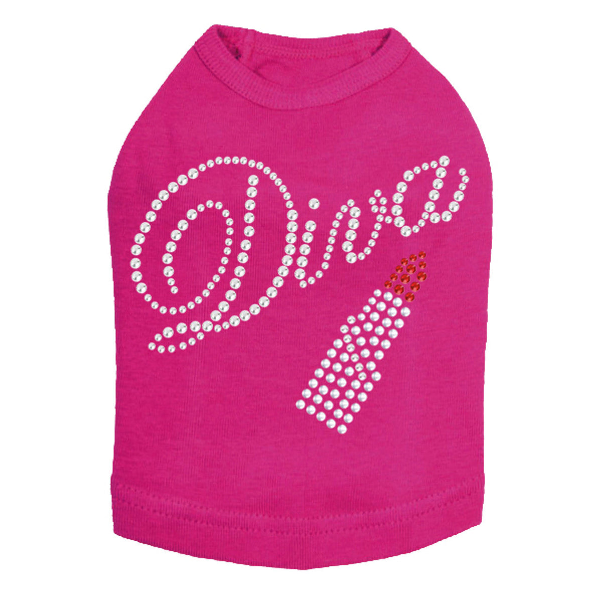 Diva with Red Lipstick - Dog Tank