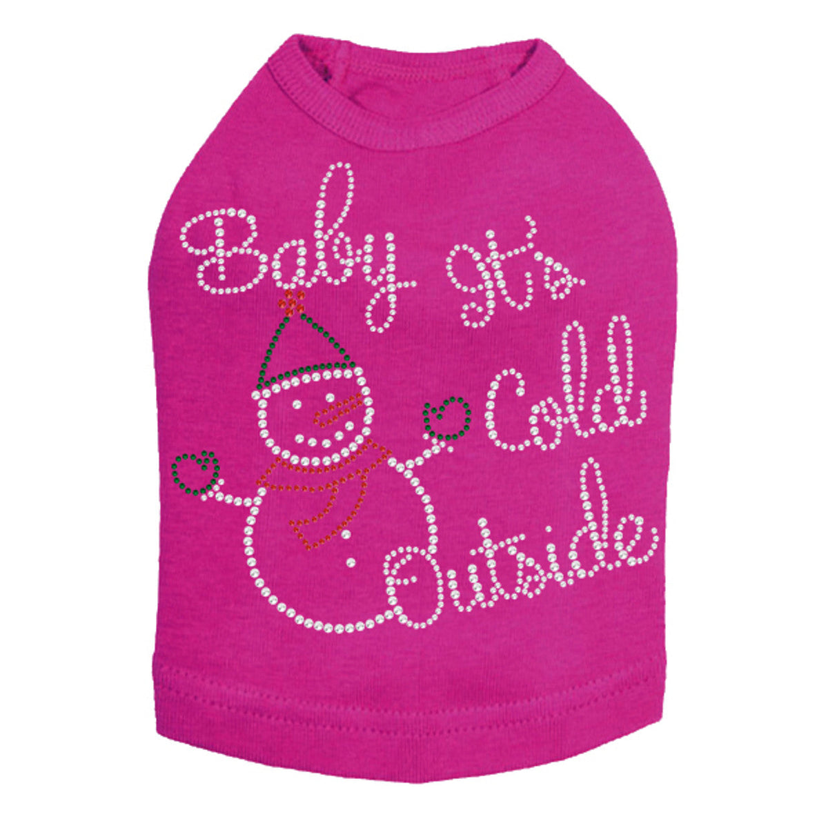 Baby Its Cold Outside Snowman - Dog Tank