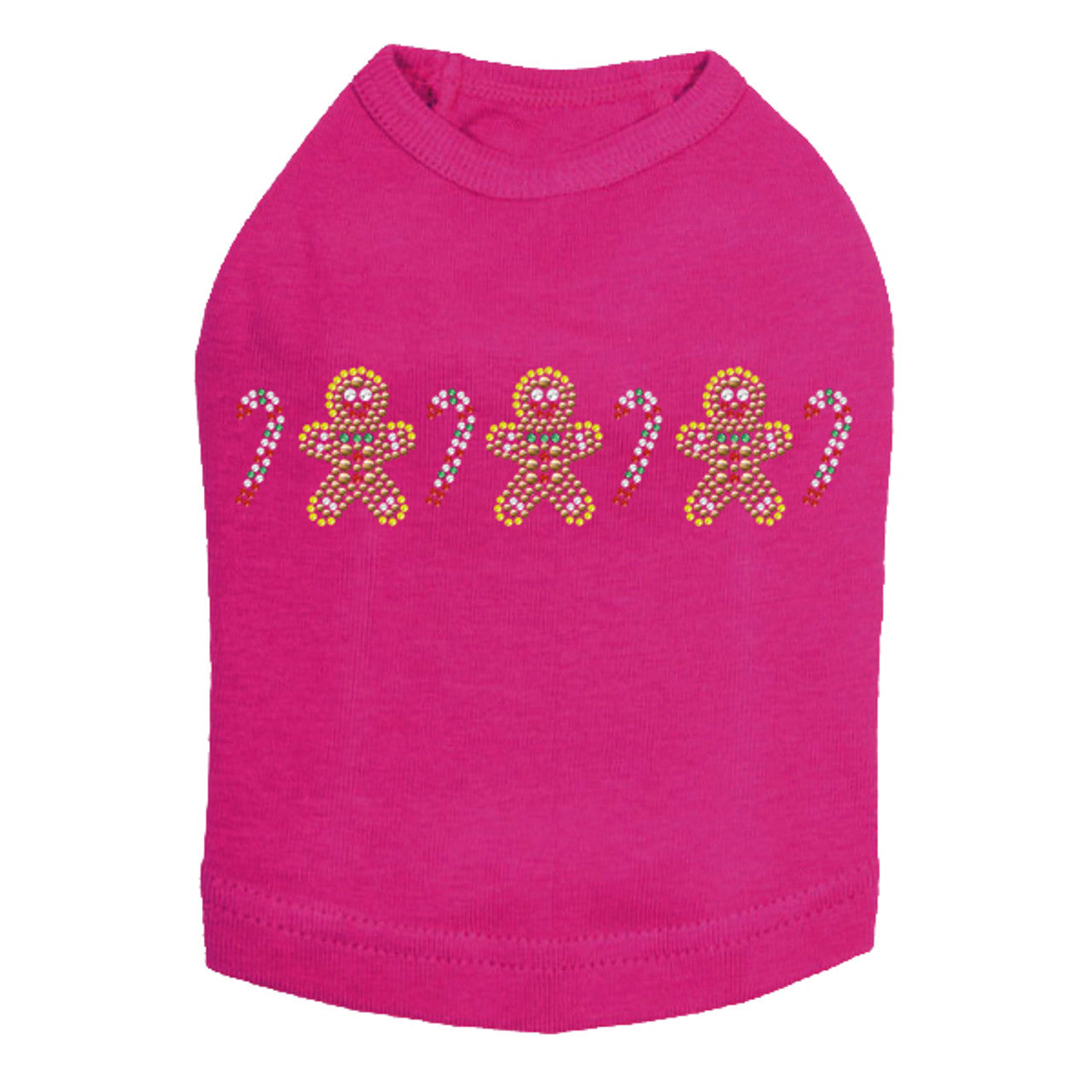 Gingerbread Men & Candy Canes - Dog Tank