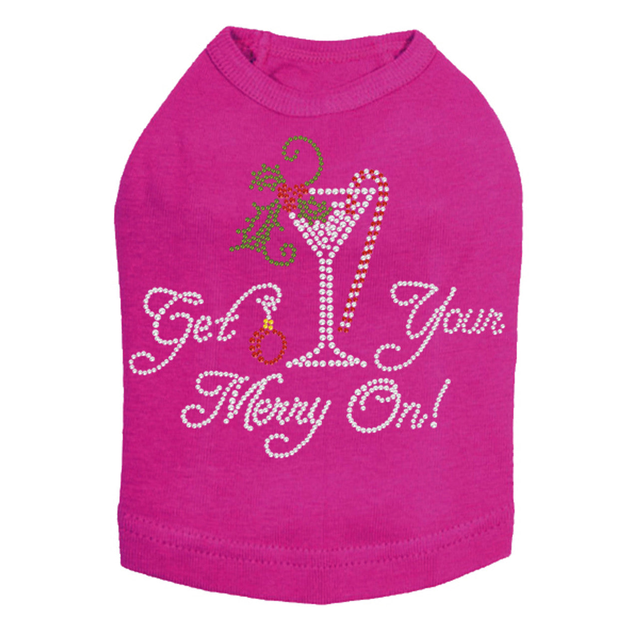 Christmas Martini - Dog Tank