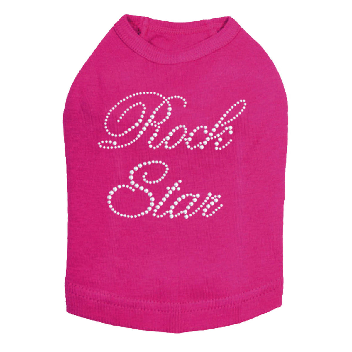 Rock Star (Silver) - Dog Tank