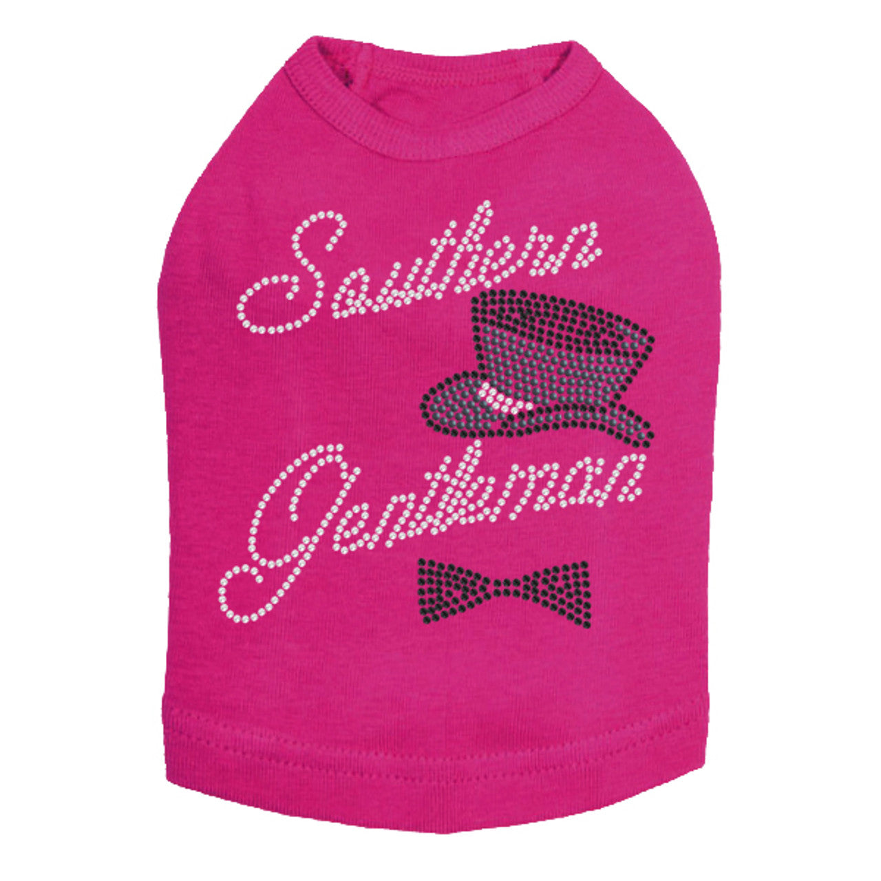 Southern Gentleman (Top Hat & Bow Tie) - Dog Tank