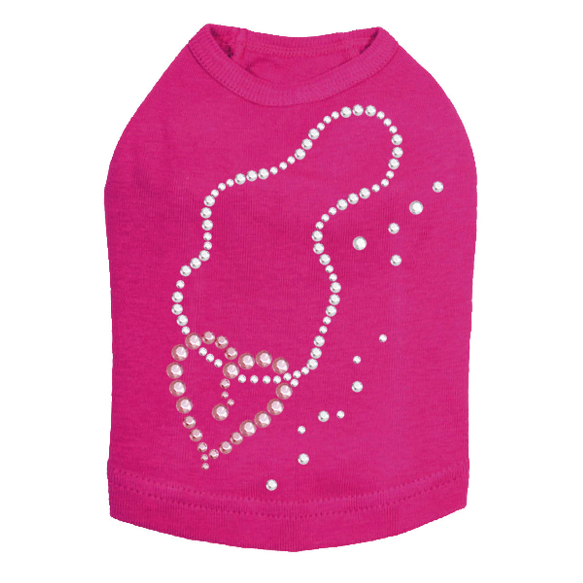 Heart Necklace - Dog Tank